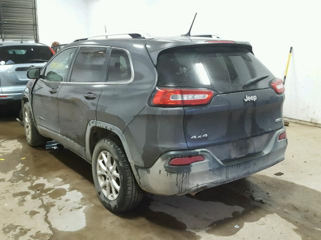 1C4PJMCB1FW789538 - 2015 JEEP CHEROKEE L GRAY photo 3