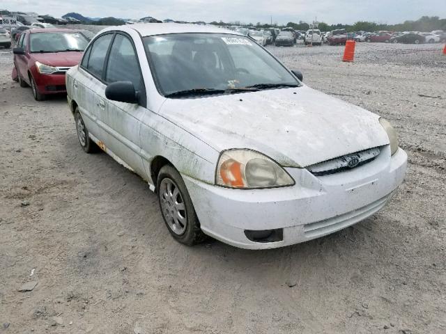 KNADC125936244879 - 2003 KIA RIO WHITE photo 1