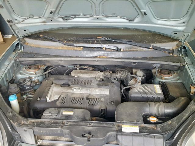 KM8JM12B95U122106 - 2005 HYUNDAI TUCSON GL GREEN photo 7