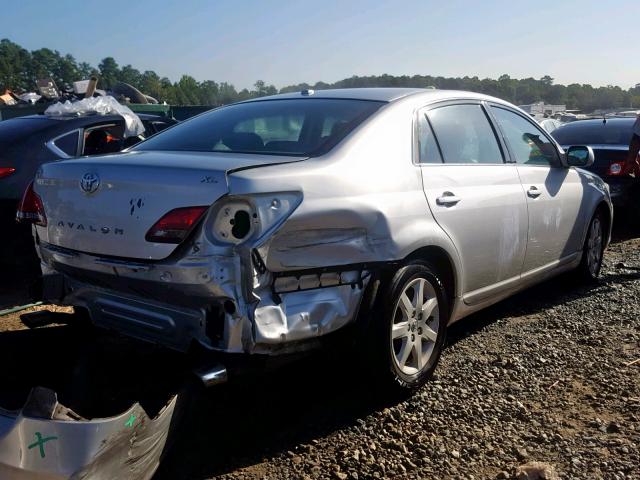 4T1BK36B19U344371 - 2009 TOYOTA AVALON XL SILVER photo 4