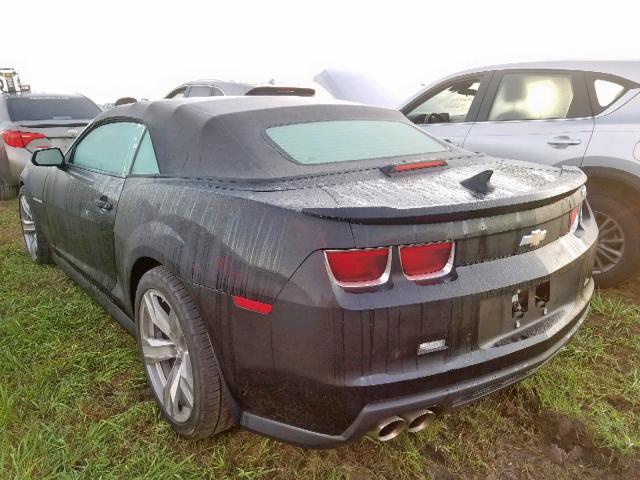2G1FL3DP3D9801049 - 2013 CHEVROLET CAMARO ZL1 黑色 照片 3