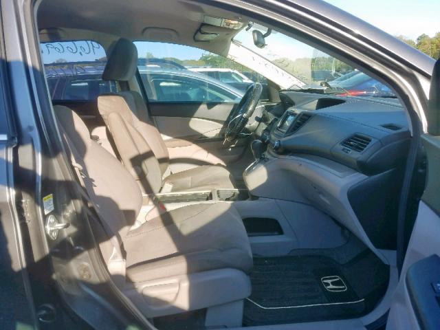 2HKRM4H30EH669381 - 2014 HONDA CR-V LX GRAY photo 5