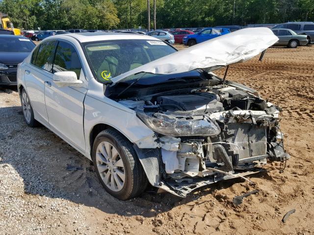 1HGCR3F87EA008214 - 2014 HONDA ACCORD EXL WHITE photo 1