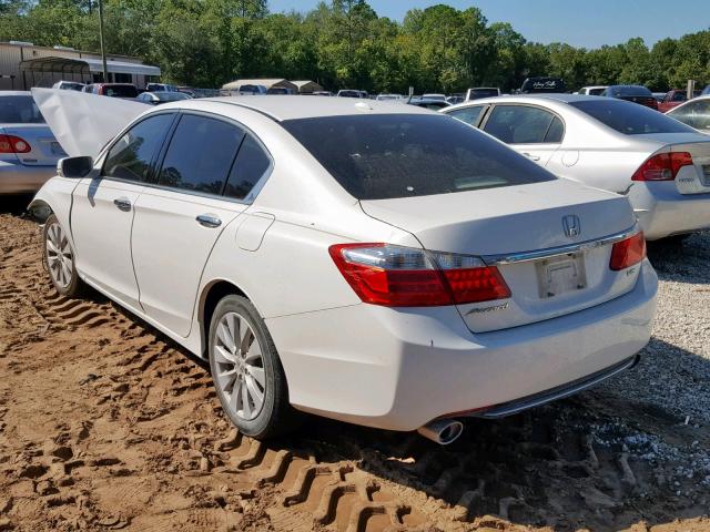 1HGCR3F87EA008214 - 2014 HONDA ACCORD EXL WHITE photo 3