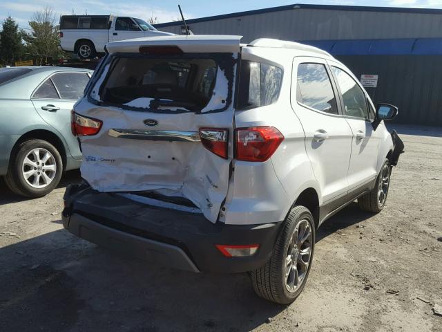 MAJ6P1WL9JC195096 - 2018 FORD ECOSPORT T WHITE photo 4