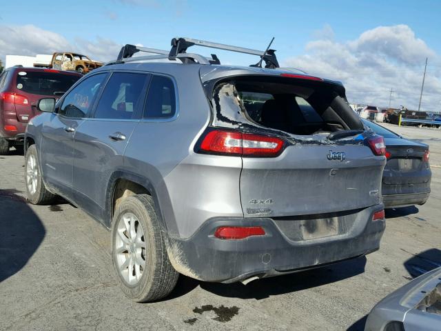 1C4PJMCB3GW288989 - 2016 JEEP CHEROKEE L GRAY photo 3