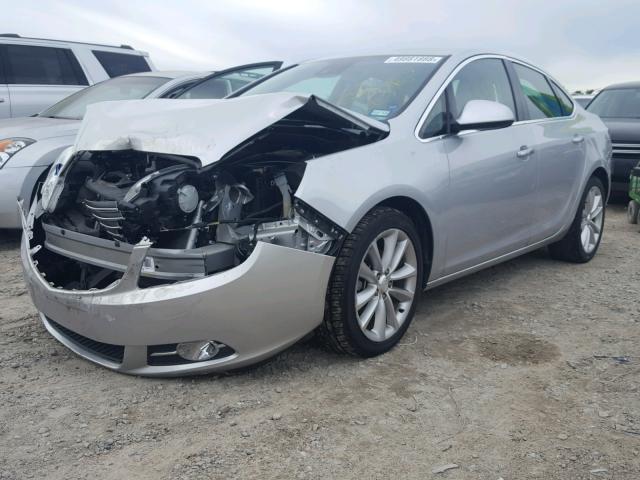 1G4PR5SK3E4198116 - 2014 BUICK VERANO CON SILVER photo 2