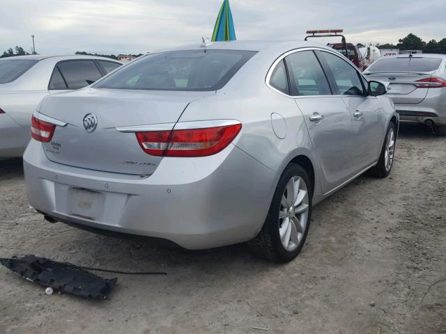 1G4PR5SK3E4198116 - 2014 BUICK VERANO CON SILVER photo 4