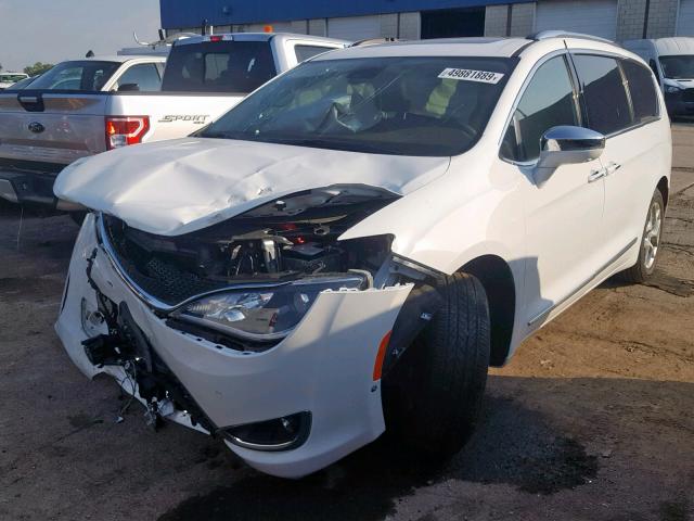 2C4RC1GG0KR588076 - 2019 CHRYSLER PACIFICA L WHITE photo 2