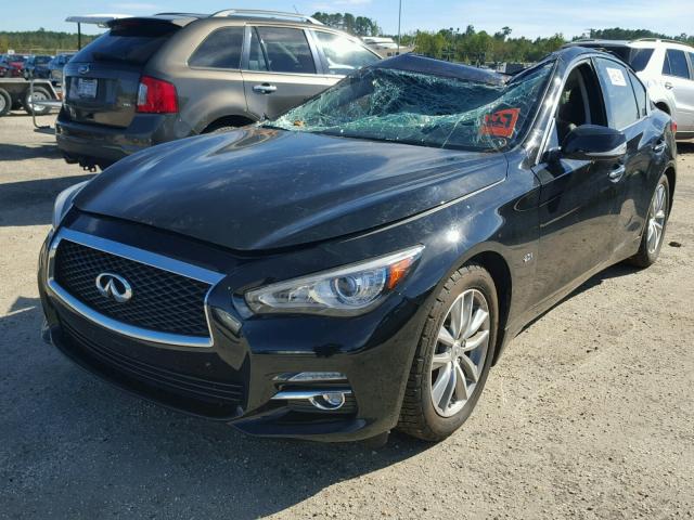 JN1CV7AP6GM200423 - 2016 INFINITI Q50 BASE BLACK photo 2