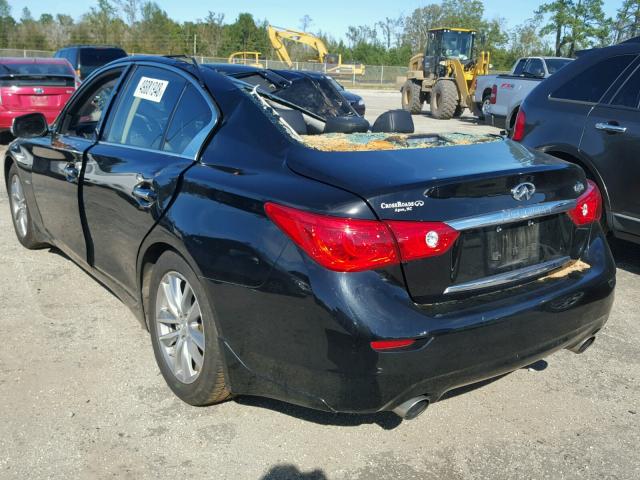 JN1CV7AP6GM200423 - 2016 INFINITI Q50 BASE BLACK photo 3