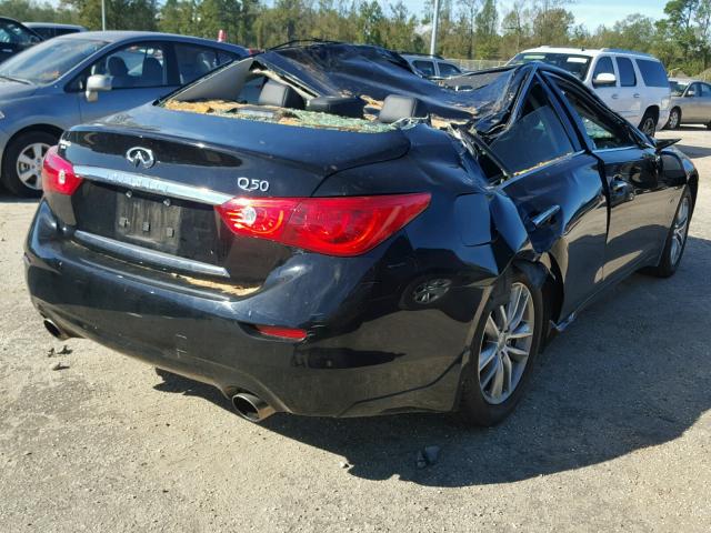 JN1CV7AP6GM200423 - 2016 INFINITI Q50 BASE BLACK photo 4