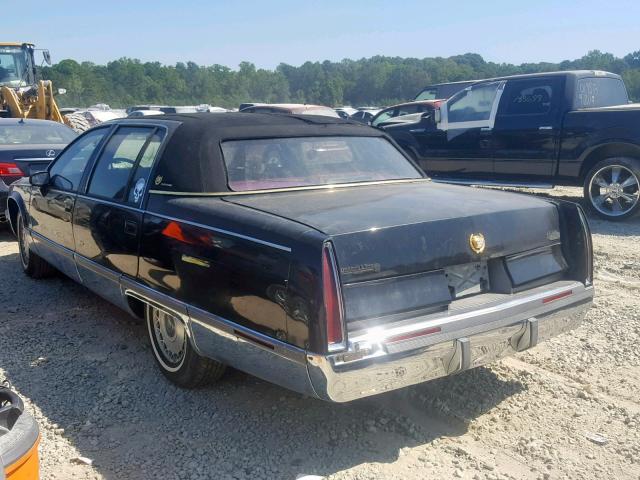 1G6DW5276PR727739 - 1993 CADILLAC FLEETWOOD BLACK photo 3