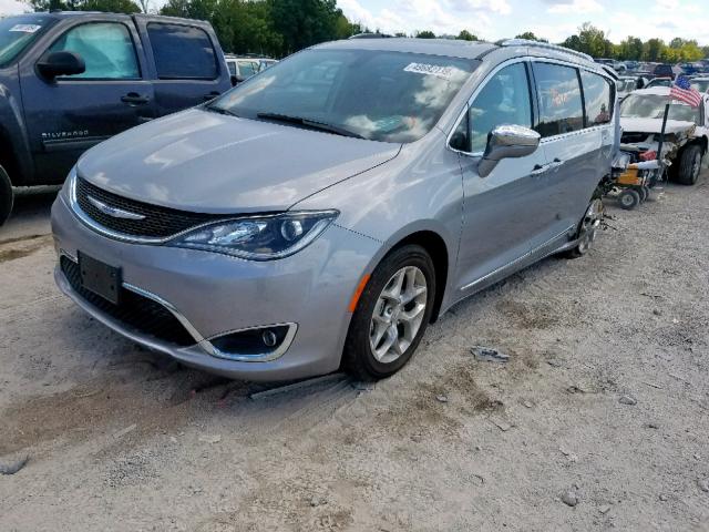 2C4RC1GG0JR320286 - 2018 CHRYSLER PACIFICA L SILVER photo 2