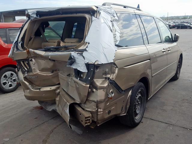 5FNRL38796B453271 - 2006 HONDA ODYSSEY EX BEIGE photo 4