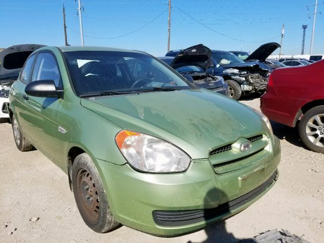 KMHCM36C07U043479 - 2007 HYUNDAI ACCENT GS GREEN photo 1