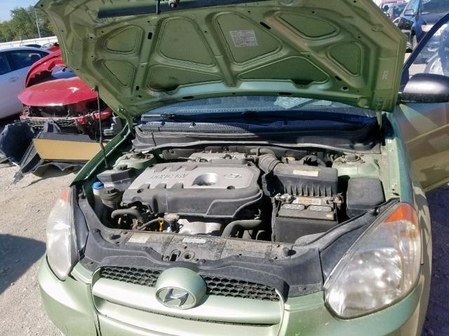 KMHCM36C07U043479 - 2007 HYUNDAI ACCENT GS GREEN photo 7