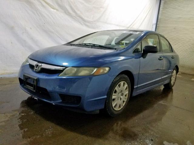 2HGFA1F36BH514367 - 2011 HONDA CIVIC VP BLUE photo 2