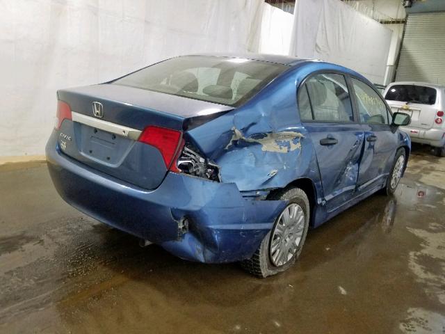 2HGFA1F36BH514367 - 2011 HONDA CIVIC VP BLUE photo 4