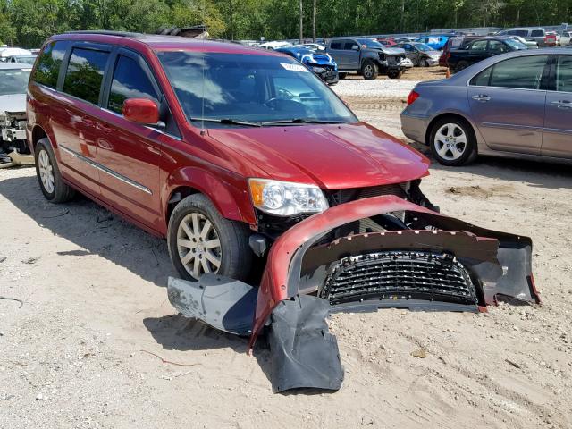 2C4RC1BG8DR821244 - 2013 CHRYSLER TOWN & COU RED photo 1