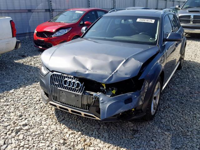 WA1UFAFL8DA206376 - 2013 AUDI A4 ALLROAD GRAY photo 2