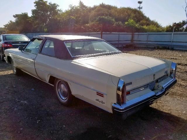 3V37T6E105121 - 1976 OLDSMOBILE 98 LUXURY CREAM photo 3