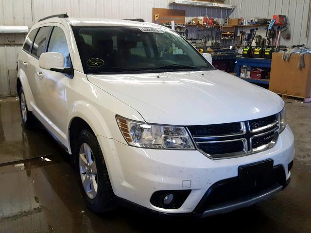 3D4PG1FG5BT567009 - 2011 DODGE JOURNEY MA WHITE photo 1