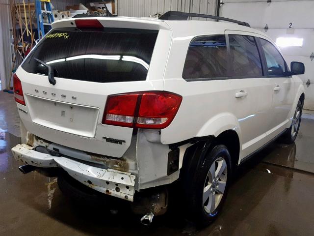 3D4PG1FG5BT567009 - 2011 DODGE JOURNEY MA WHITE photo 4