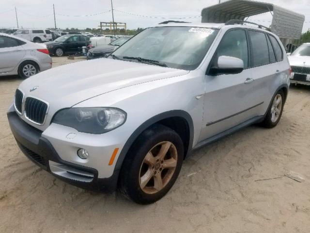 5UXFE43517L016838 - 2007 BMW X5 3.0I SILVER photo 2