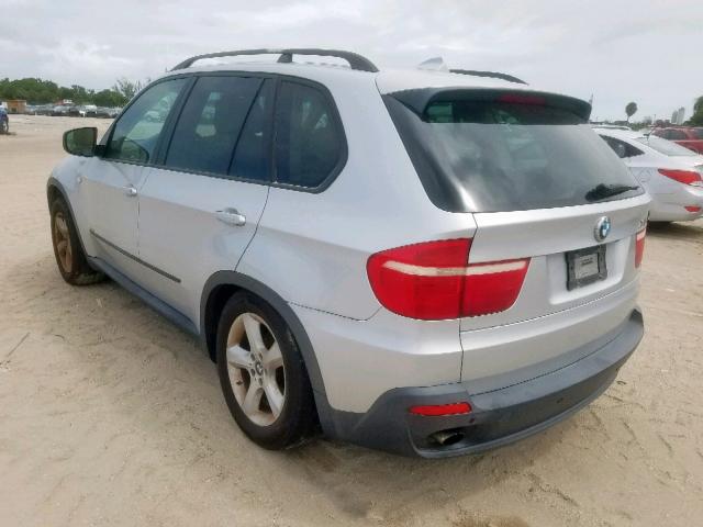 5UXFE43517L016838 - 2007 BMW X5 3.0I SILVER photo 3