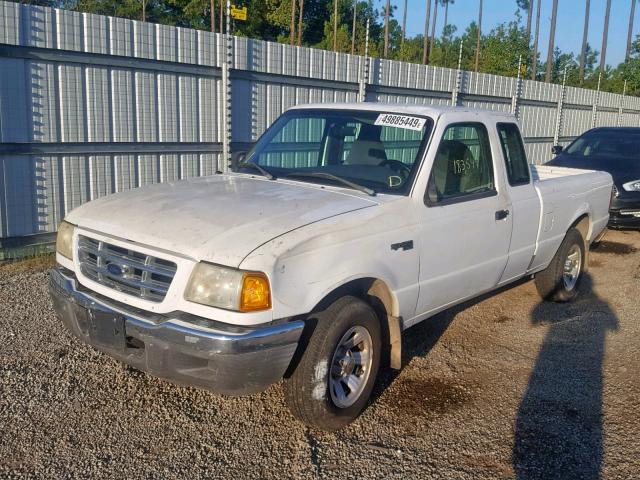 1FTYR14U12TA12364 - 2002 FORD RANGER SUP WHITE photo 2