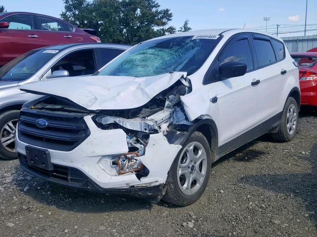 1FMCU0F71JUA89041 - 2018 FORD ESCAPE S WHITE photo 2