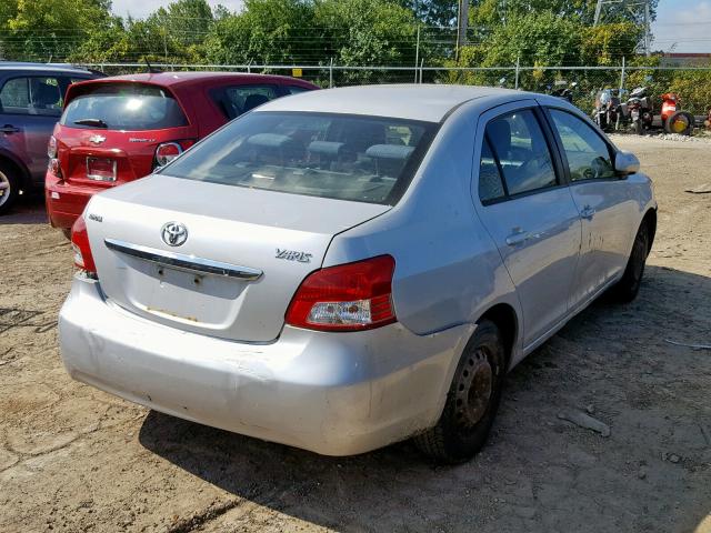 JTDBT923871040570 - 2007 TOYOTA YARIS SILVER photo 4