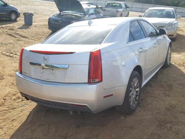 1G6DE5E52C0100533 - 2012 CADILLAC CTS LUXURY SILVER photo 4