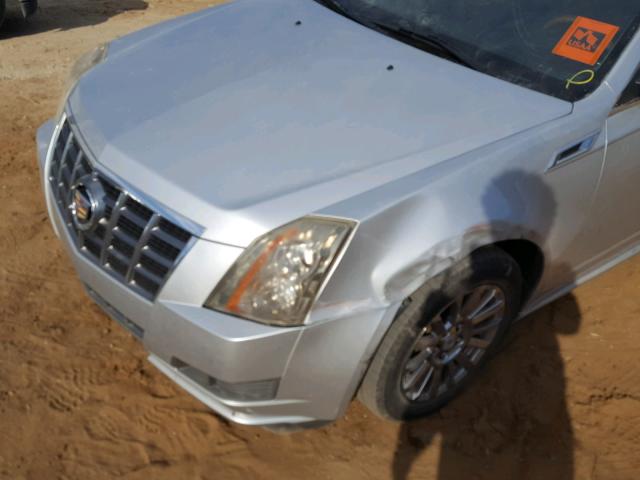 1G6DE5E52C0100533 - 2012 CADILLAC CTS LUXURY SILVER photo 9