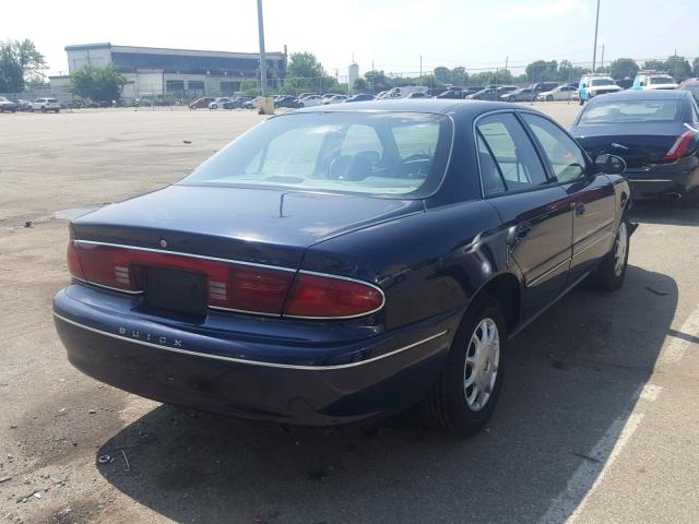 2G4WS52J611238654 - 2001 BUICK CENTURY CU BLUE photo 4