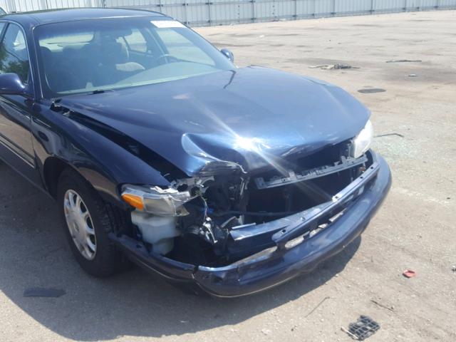 2G4WS52J611238654 - 2001 BUICK CENTURY CU BLUE photo 9