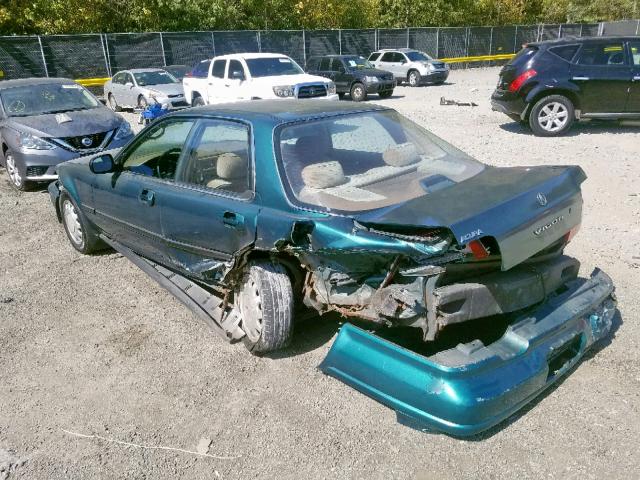 JH4CC2649RC009249 - 1994 ACURA VIGOR LS GREEN photo 3