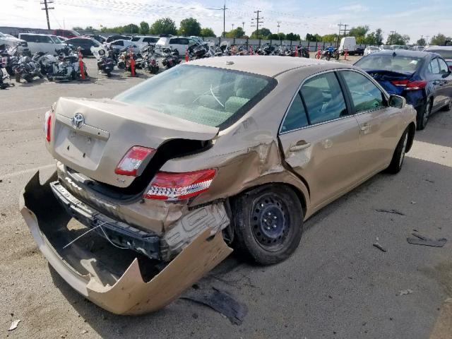 4T1BF3EK3BU747196 - 2011 TOYOTA CAMRY BASE GOLD photo 4