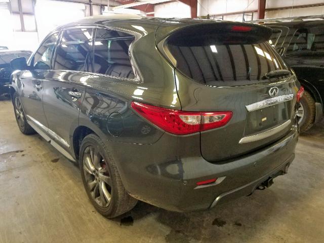 5N1AL0MN5DC312736 - 2013 INFINITI JX35 GREEN photo 3