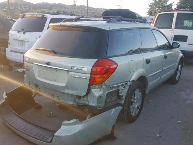 4S4BP61C257336145 - 2005 SUBARU LEGACY OUT GOLD photo 4