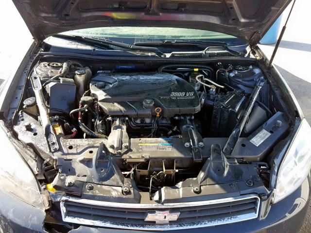 2G1WS583581327910 - 2008 CHEVROLET IMPALA POL GRAY photo 7