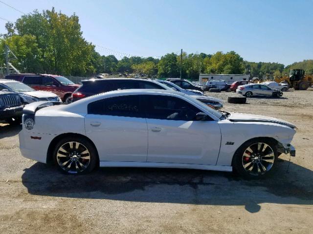 2C3CDXGJ2EH371080 - 2014 DODGE CHARGER SU WHITE photo 10