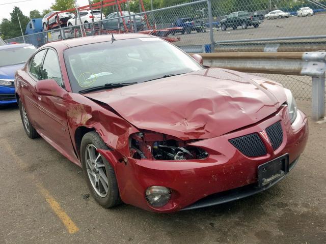 2G2WR524351187201 - 2005 PONTIAC GRAND PRIX BURGUNDY photo 1