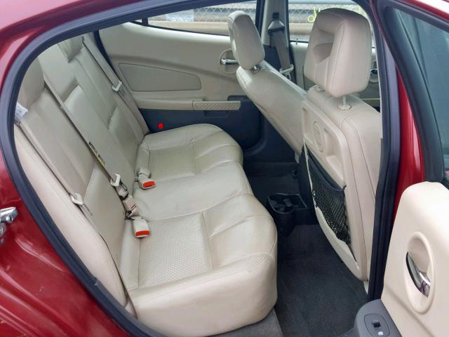 2G2WR524351187201 - 2005 PONTIAC GRAND PRIX BURGUNDY photo 6