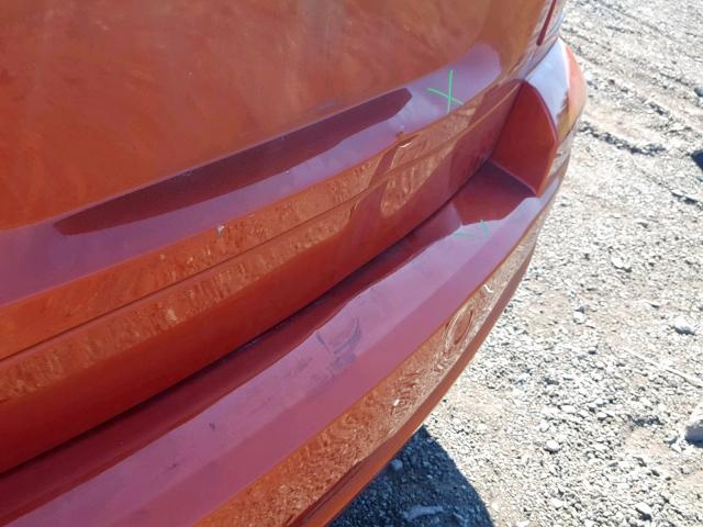 1B3HB48B67D541410 - 2007 DODGE CALIBER SX ORANGE photo 9