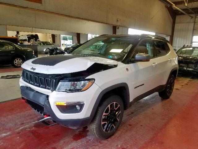 3C4NJDDB1KT681958 - 2019 JEEP COMPASS TR WHITE photo 2