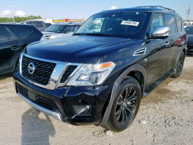 JN8AY2NF0J9330969 - 2018 NISSAN ARMADA PLA BLACK photo 2