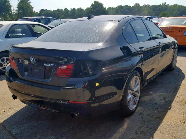 WBAFR7C51BC600346 - 2011 BMW 535 I BLACK photo 4