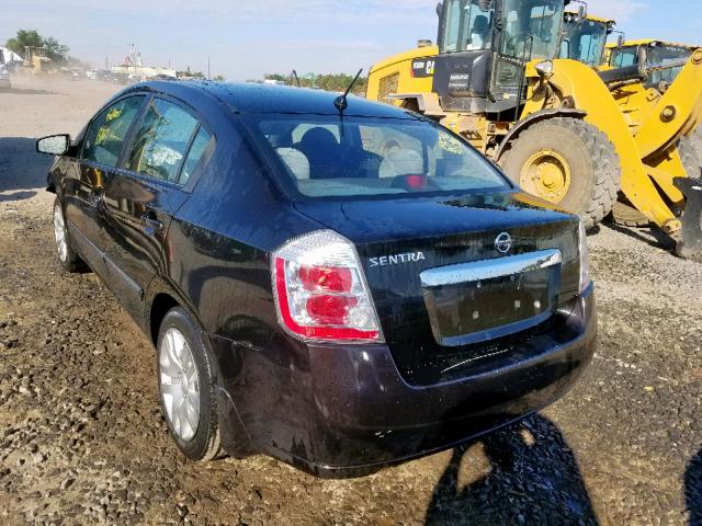 3N1AB6AP1AL621607 - 2010 NISSAN SENTRA 2.0 BLACK photo 3